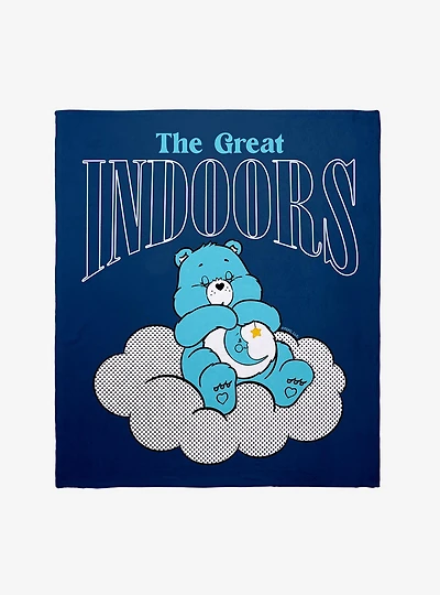 Care Bears The Great Indoors Bedtime Bear Throw Blanket