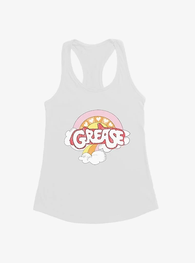 Grease Pink Rainbow Logo Womens Tank Top
