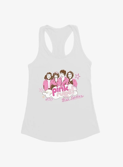 Grease Pink Rules Womens Tank Top