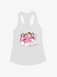 Grease Pink Rules Womens Tank Top