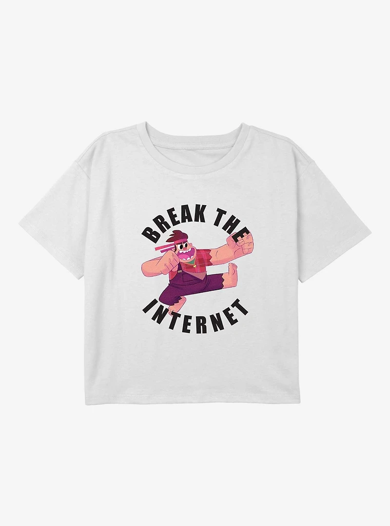 Disney Wreck It Ralph Break The Internet Youth Girls Boxy T-Shirt