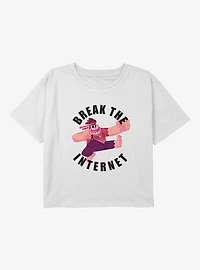 Disney Wreck It Ralph Break The Internet Youth Girls Boxy T-Shirt