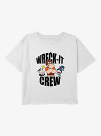 Disney Wreck It Ralph Wreck-It Crew Youth Girls Boxy T-Shirt