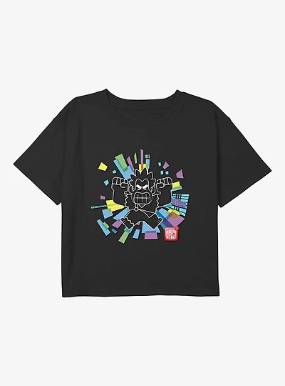 Disney Wreck It Ralph Internet Youth Girls Boxy T-Shirt