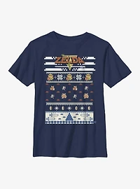The Legend Of Zelda Uiglyb Christmas Sweater Pattern Youth T-Shirt