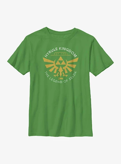The Legend Of Zelda Hyrule Kingdom Est. 1986 Youth T-Shirt