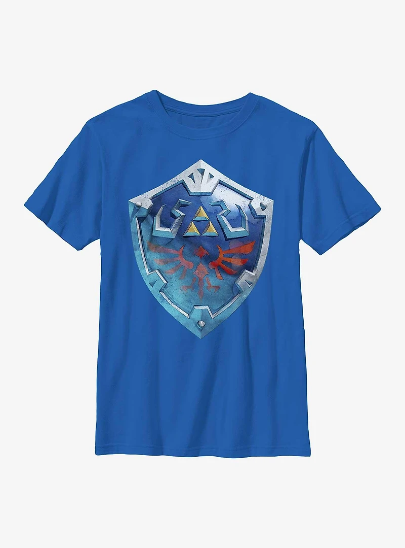 The Legend Of Zelda Skyward Shield Youth T-Shirt