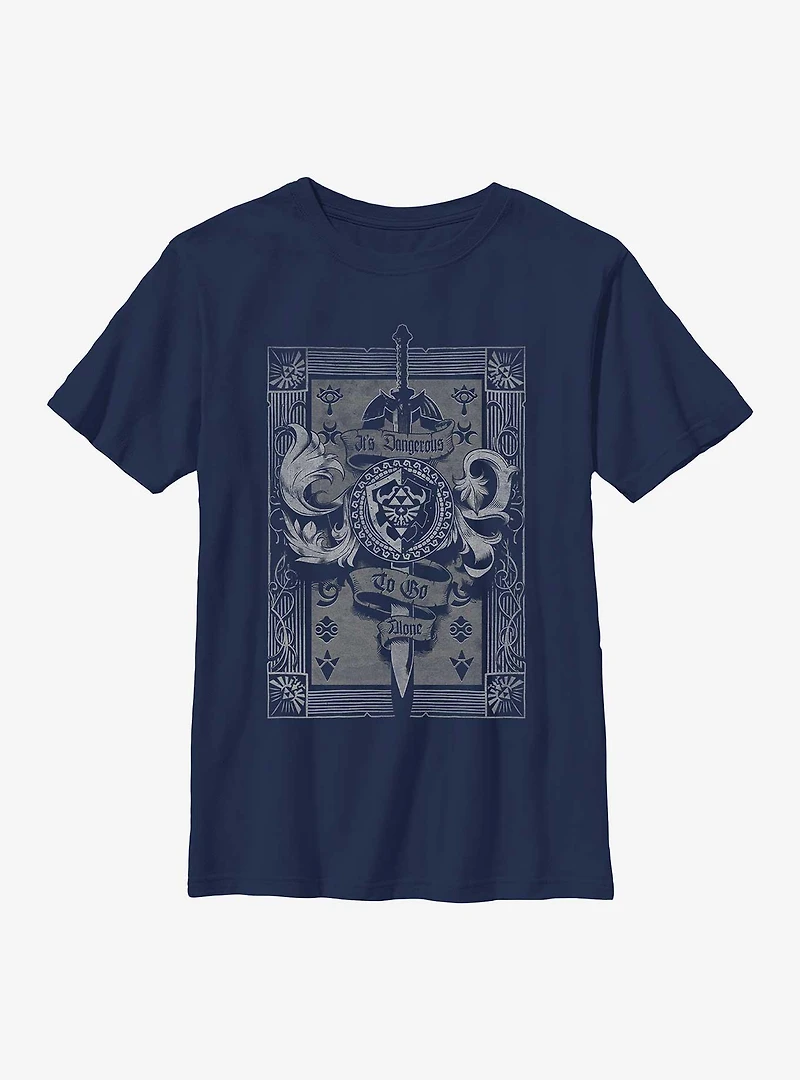 The Legend Of Zelda Sacred Scroll Youth T-Shirt