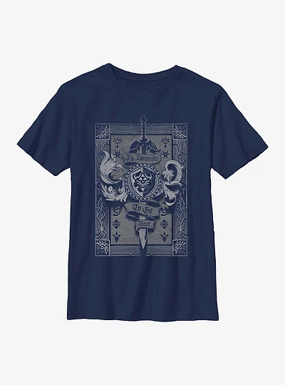 The Legend Of Zelda Sacred Scroll Youth T-Shirt