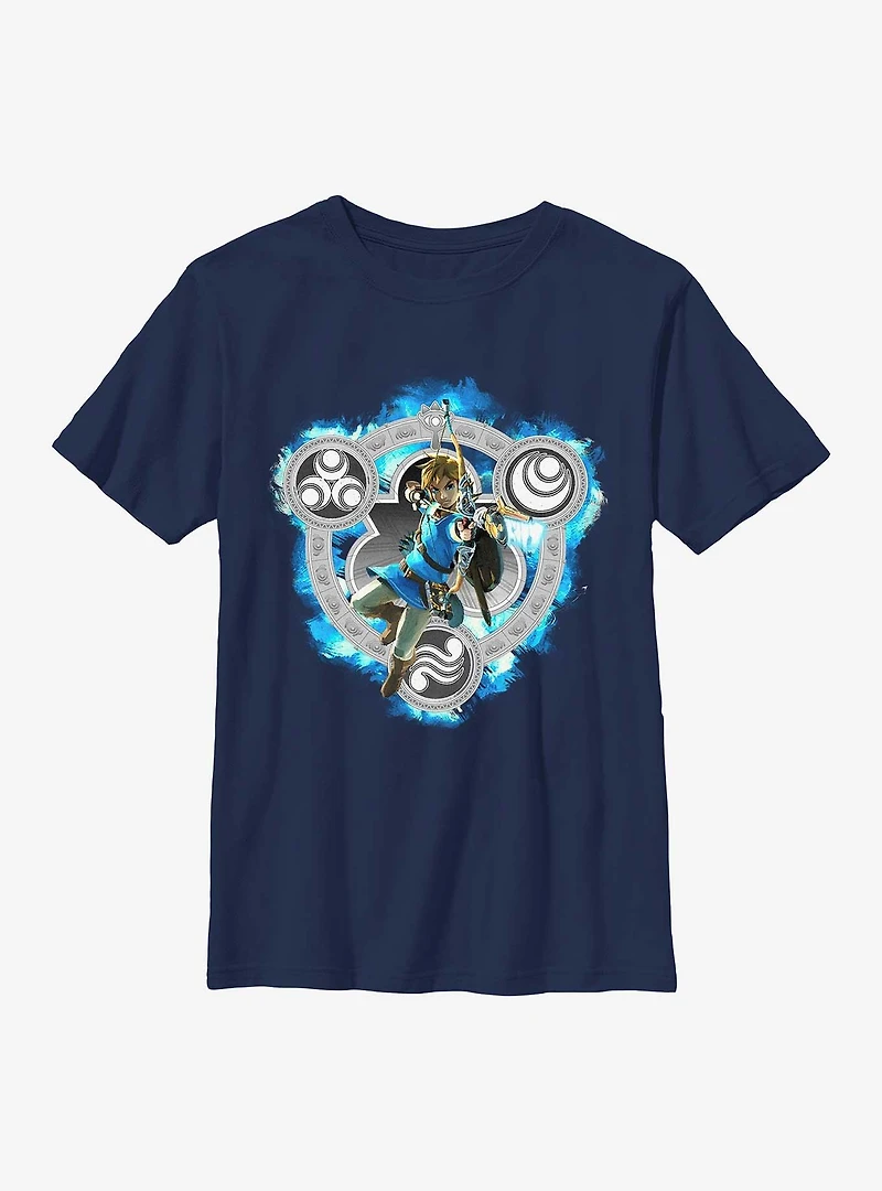 The Legend Of Zelda Wild Noir Youth T-Shirt