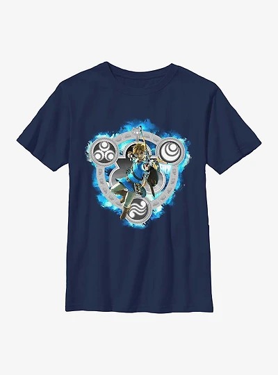 The Legend Of Zelda Wild Noir Youth T-Shirt