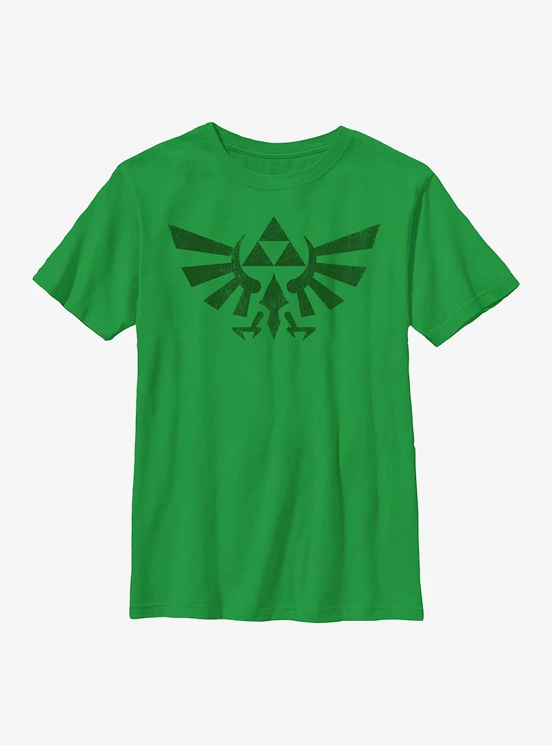 The Legend Of Zelda Vintage Style Crest Youth T-Shirt