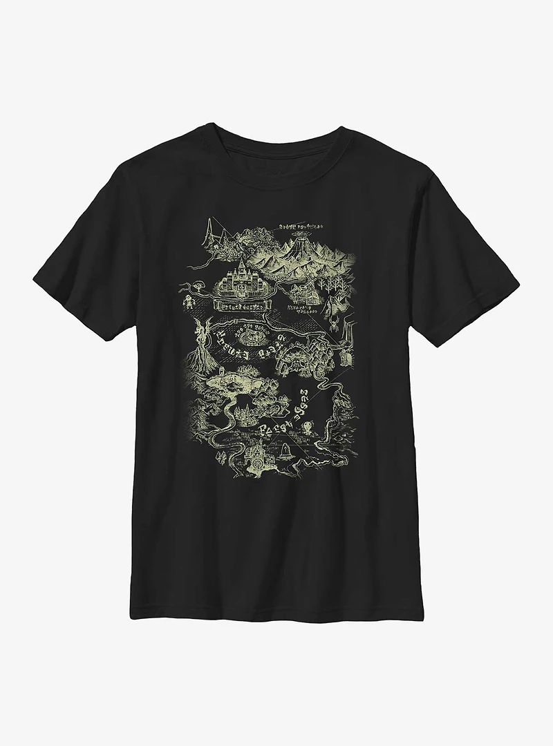 The Legend Of Zelda Map Of Hyrule Youth T-Shirt