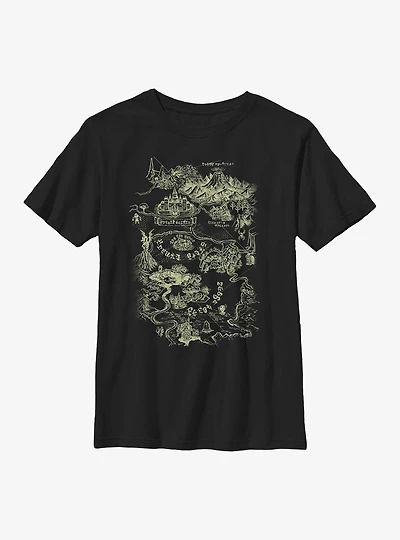 The Legend Of Zelda Map Of Hyrule Youth T-Shirt