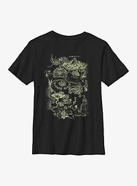 The Legend Of Zelda Map Of Hyrule Youth T-Shirt