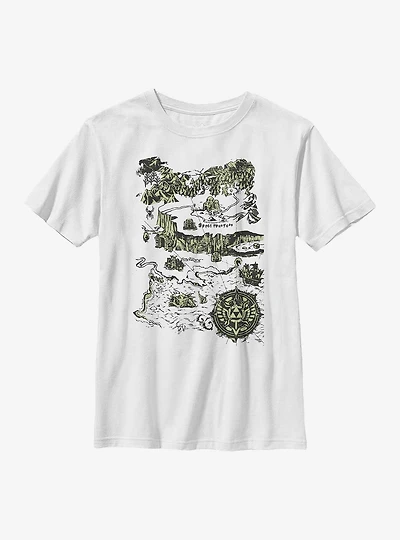The Legend Of Zelda Map Hyrule Youth T-Shirt