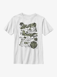 The Legend Of Zelda Map Hyrule Youth T-Shirt