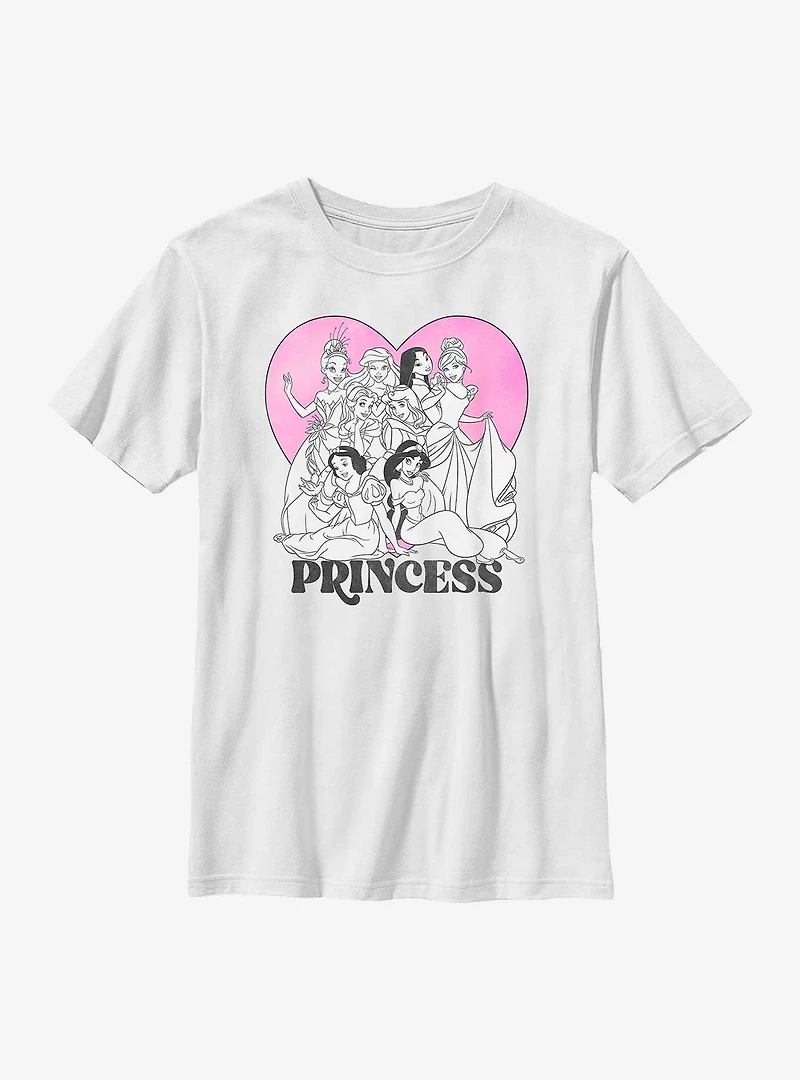 Disney Princesses Heart Youth T-Shirt
