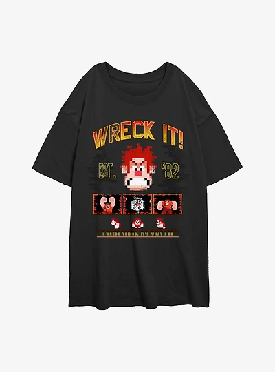 Disney Wreck It Ralph I Thigns It's What Do Womens Oversized T-Shirt