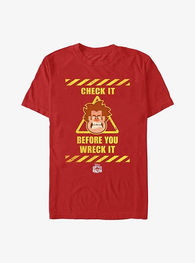 Disney Wreck It Ralph Check Before You T-Shirt