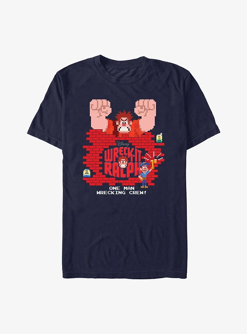 Disney Wreck It Ralph One-Man Wrecking Crew Pixels T-Shirt