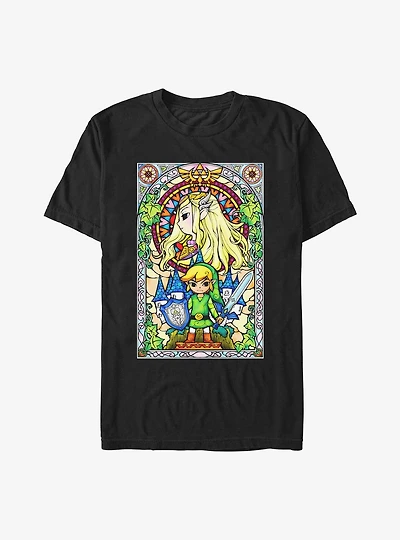 The Legend Of Zelda Stained Glass Force T-Shirt