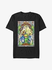 The Legend Of Zelda Stained Glass Force T-Shirt