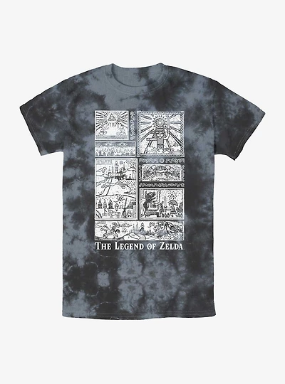 The Legend Of Zelda Told Comp Tie-Dye T-Shirt