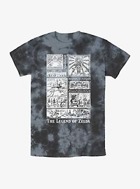The Legend Of Zelda Told Comp Tie-Dye T-Shirt