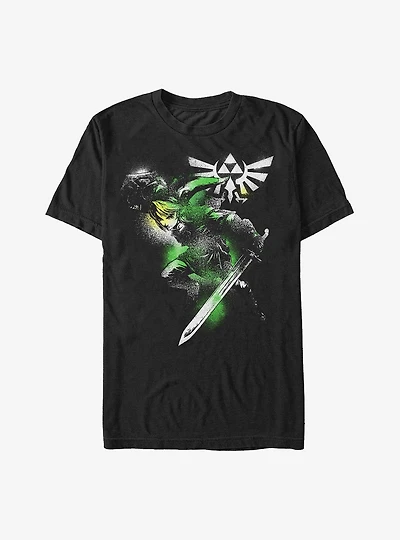 The Legend Of Zelda Spraypainted Link T-Shirt