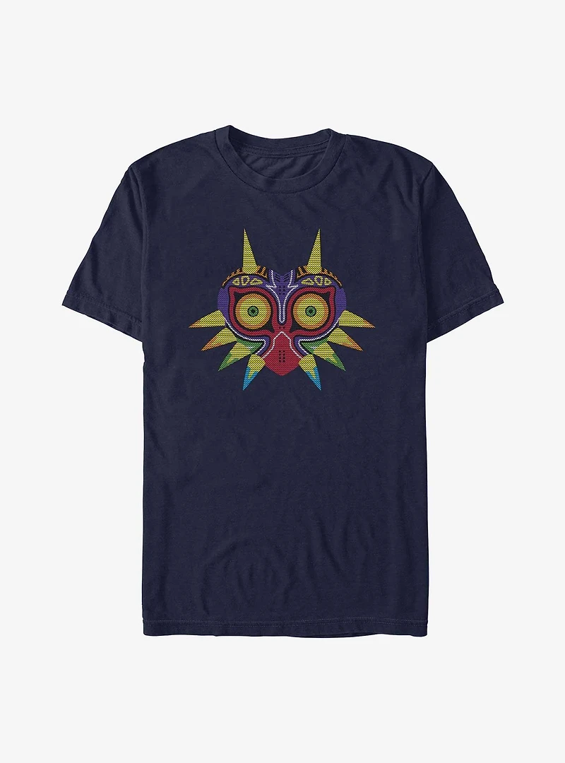 The Legend Of Zelda Majora's Mask Knit Stitch Pattern T-Shirt