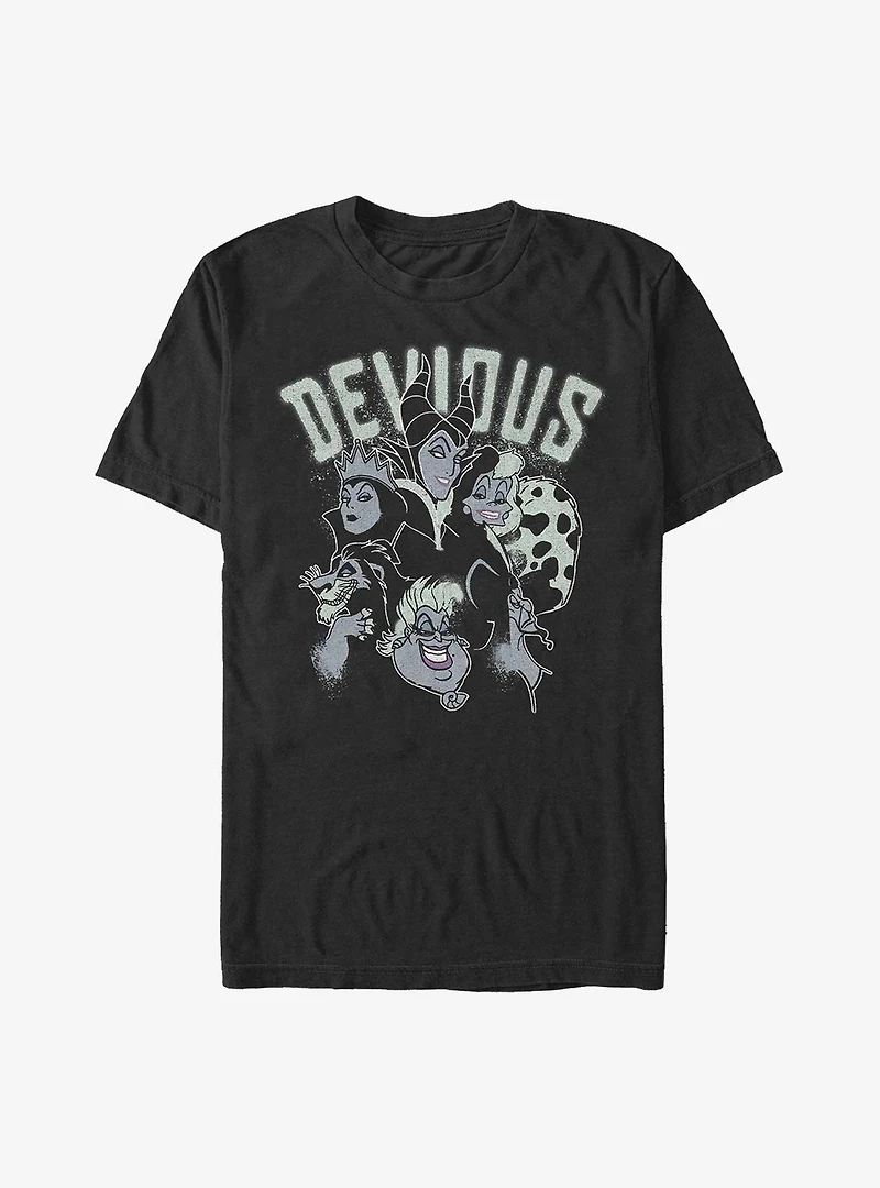 Disney Villains Devious Villain Graffiti T-Shirt