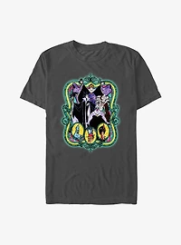 Disney Villains Group Stained Glass T-Shirt