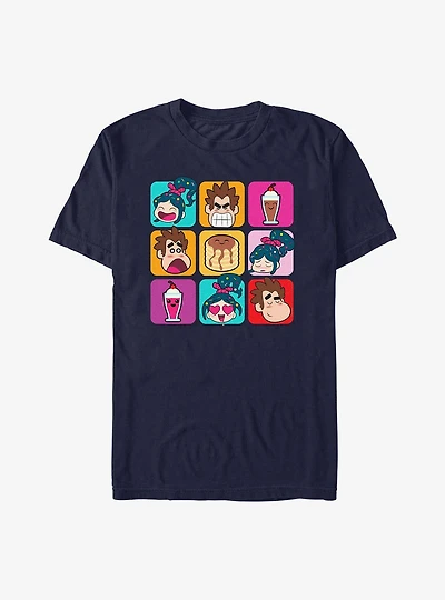 Disney Wreck It Ralph Pop Grid T-Shirt