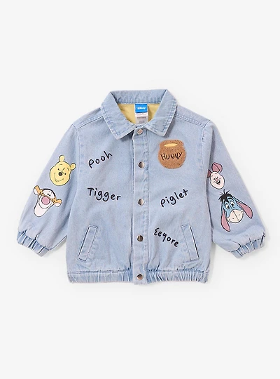 Disney Winnie the Pooh Signatures Denim Toddler Jacket — BoxLunch Exclusive