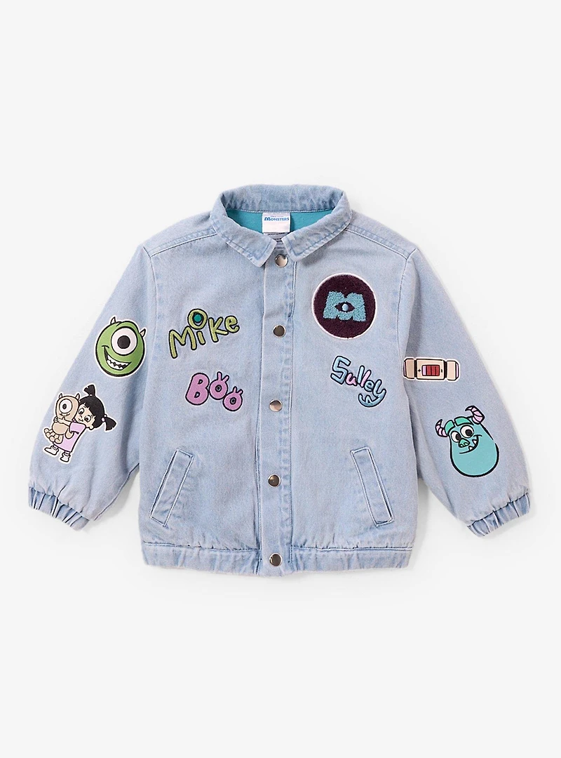 Disney Pixar Monsters, Inc. Patches Toddler Denim Jacket - BoxLunch Exclusive