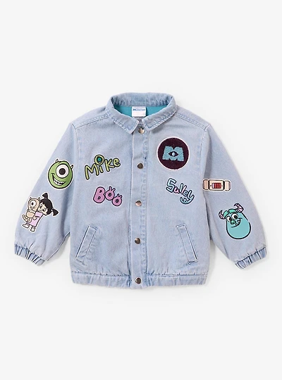 Disney Pixar Monsters, Inc. Patches Toddler Denim Jacket - BoxLunch Exclusive