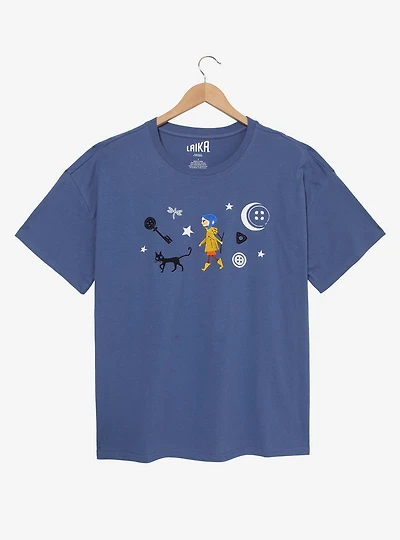 Coraline Icons Women's Plus T-Shirt — BoxLunch Exclusive