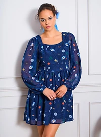 Coraline Icons Chiffon Dress — BoxLunch Exclusive
