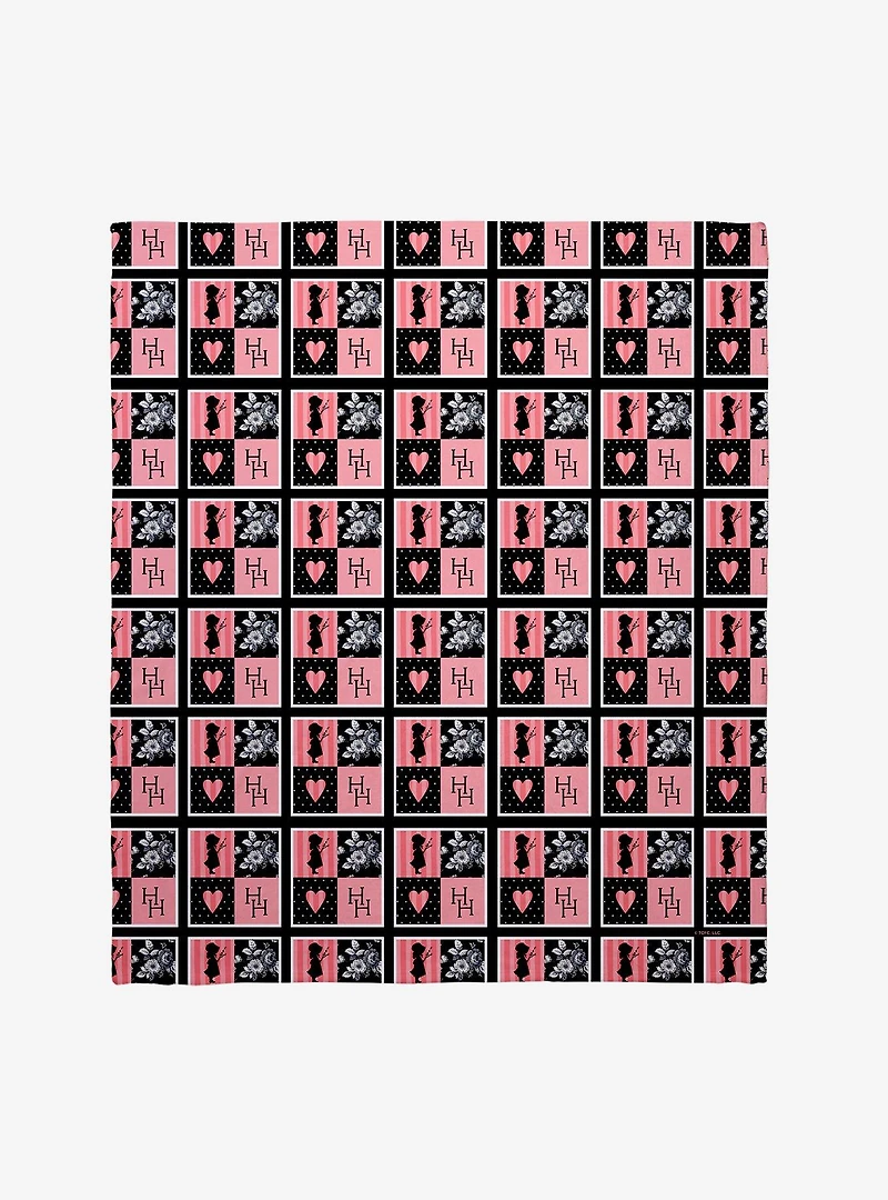 Holly Hobbie Hearts And Flowers Throw Blanket