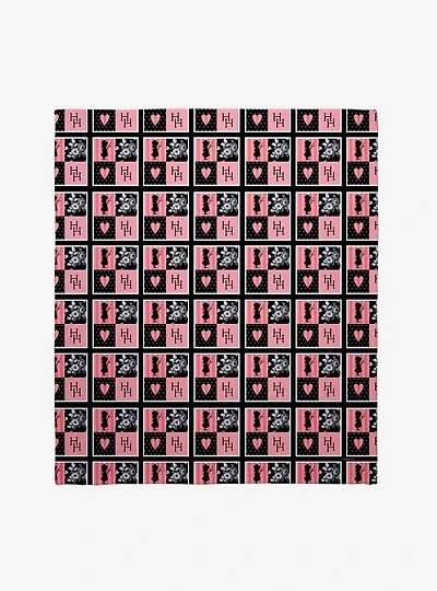 Holly Hobbie Hearts And Flowers Throw Blanket