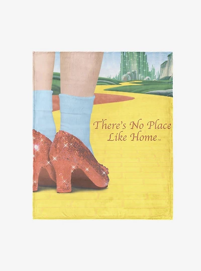 The Wizard of Oz No Place Like Home Silk Touch Throw Blanket
