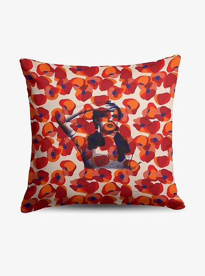 The Wizard of Oz Floral Exploration Throw Pillow