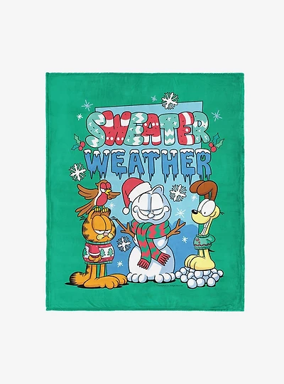 Garfield Sweater Weather 40x50" Silk Touch Throw Blanket