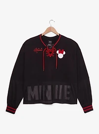 Disney Minnie Mouse Cropped Women's Plus Hockey Jersey — BoxLunch Exclusive