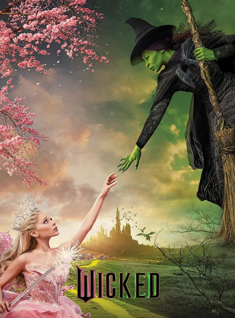 Wicked Elphaba and Glinda Peel & Stick Wall Mural
