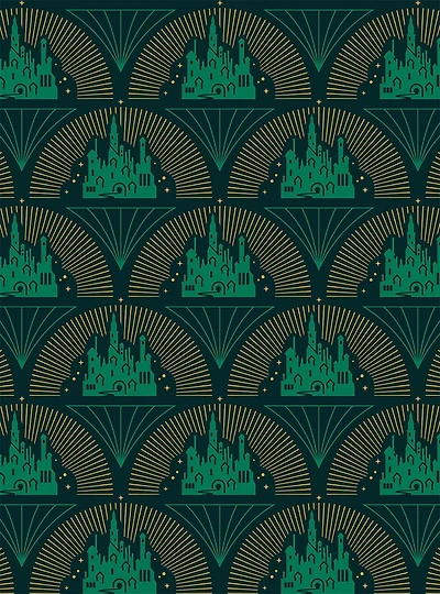 Wicked Emerald City Peel & Stick Wallpaper