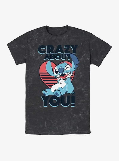 Disney Lilo & Stitch Crazy About You Mineral Wash T-Shirt