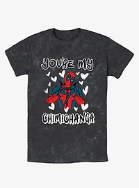 Marvel Deadpool Youre My Chimichanga Mineral Wash T-Shirt