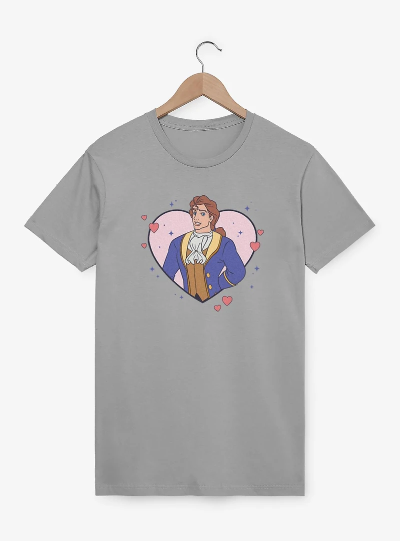 Disney Princess The Beast Prince Adam Heart T-Shirt